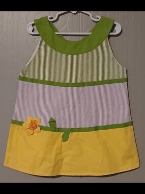 Gymboree Daffodil Garden Girls Size 8 Seersucker Top